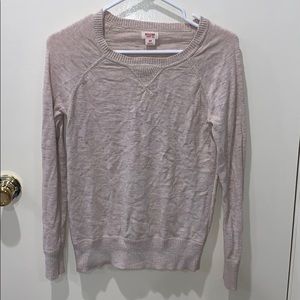 Mossimo Supply Co. Beige Crew neck Sweater